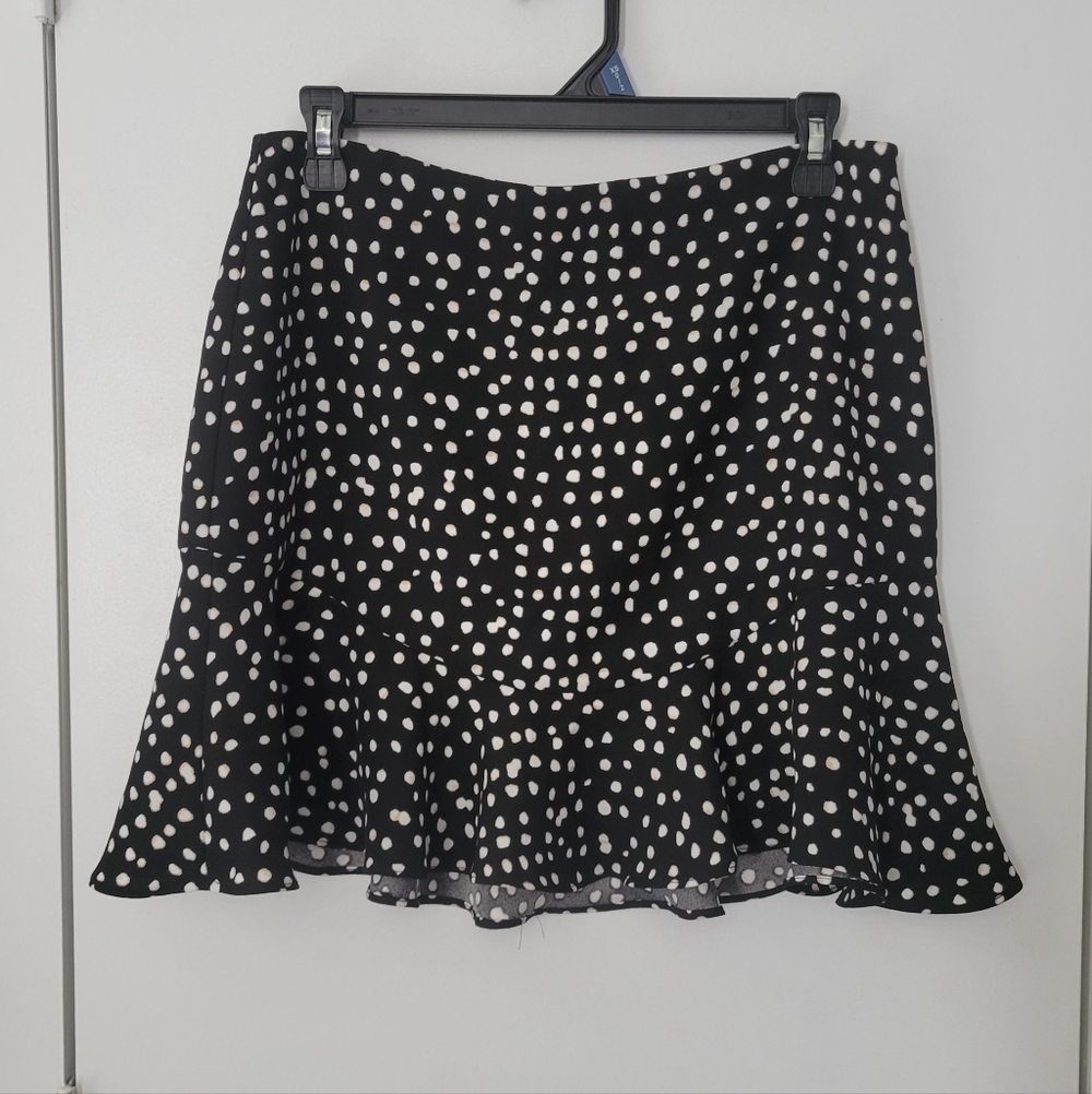 Banana Republic Polka Dot Ruffle Skirt